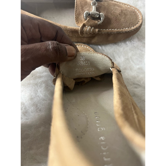 Patricia Green Caroline Horsebit Driver Handcrafted Moccasins Women Size 38/7.5 - Picture 7 of 8